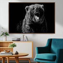 Bear Canvas Print | Wildlife Wall Art for Cabin Decor |