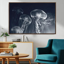 Jellyfish Wall Art Canvas Print, Modern Abstract Jellyfish
