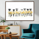 Farmhouse Wall Art Sheep Print | Ready to Hang Framed Canvas by MyGreatCanvas | Canvas Wall Art Prints | Photo Prints & Wall Decor