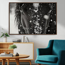Winter Horse Snow Wall Art Canvas Print