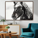 Framed Black and White Horse Wall Art | Ready to Hang and by MyGreatCanvas | Canvas Wall Art Prints | Photo Prints & Wall Decor