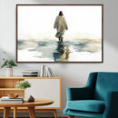 Watercolor Jesus Walking on Water Canvas Print, Christian by MyGreatCanvas | Canvas Wall Art Prints | Photo Prints & Wall Decor