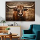 Longhorn Bull Wall Art | Canvas Print | Ready to Hang | by MyGreatCanvas | Canvas Wall Art Prints | Photo Prints & Wall Decor
