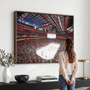 Barton Malow Little Caesars Arena Detroit Wall Art Canvas