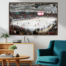 Lausanne Arena Ice Hockey Stadium Wall Art Canvas Print,