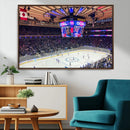 Madison New York Rangers Hockey Stadium Wall Art Canvas