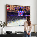 Madison New York Rangers Hockey Stadium Wall Art Canvas