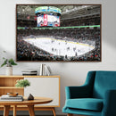 Sharks Arena Blackhawks Sharks Ice Hockey Stadium Wall Art by MyGreatCanvas | Canvas Wall Art Prints | Photo Prints & Wall Decor