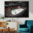 Vaudoise Lausanne Ice Hockey Arena Stadium Wall Art Canvas,