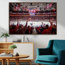 Carolina Hurricanes Ice Hockey Stadium Wall Art, Carolina