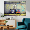 Banksy Life is Short Wall Art - Iconic Graffiti Art on by MyGreatCanvas | Canvas Wall Art Prints | Photo Prints & Wall Decor