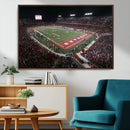 Houston Cougars Football Team Print - Houston TDECU Stadium