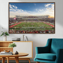 Framed Houston Cougars Football Team Print - Houston TDECU by MyGreatCanvas | Canvas Wall Art Prints | Photo Prints & Wall Decor