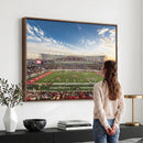 Framed Houston Cougars Football Team Print - Houston TDECU