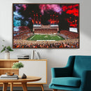 Virginia Tech Hokies Football Team Print - Blacksburg Lane