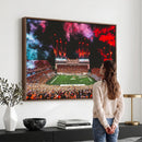 Virginia Tech Hokies Football Team Print - Blacksburg Lane