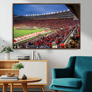 Wisconsin Badgers Football Team Print - Madison Camp Randall by MyGreatCanvas | Canvas Wall Art Prints | Photo Prints & Wall Decor