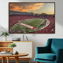 Camp Randall Stadium Wisconsin Badgers Large Wall Art Canvas