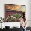 Camp Randall Stadium Wisconsin Badgers Large Wall Art Canvas