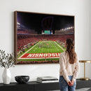Wisconsin Badgers Football Team Print Canvas- Madison Camp