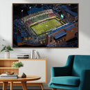 University of North Texas Mean Green Football Artwork,