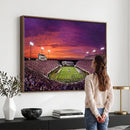 East Carolina University Pirates Football Print Canvas-