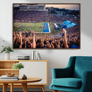 University of Kansas Jayhawks Football Team Art Print - by MyGreatCanvas | Canvas Wall Art Prints | Photo Prints & Wall Decor