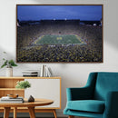 University of Michigan Wolverines Football Team Print - Ann by MyGreatCanvas | Canvas Wall Art Prints | Photo Prints & Wall Decor