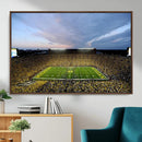 Michigan Stadium Wall Art Canvas Print, Vibrant Game Day by MyGreatCanvas | Canvas Wall Art Prints | Photo Prints & Wall Decor