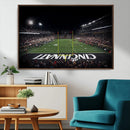 Cincinnati Bearcats Football Team Print - Nippert Stadium