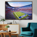 Buffalo Bills Football Team Print Canvas - Buffalo Highmark by MyGreatCanvas | Canvas Wall Art Prints | Photo Prints & Wall Decor