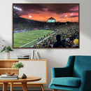 Eugene Autzen Stadium Canvas Wall Art Print – Sunset Over