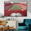 Rutgers Scarlet Knights Football Team Print - Piscataway SHI by MyGreatCanvas | Canvas Wall Art Prints | Photo Prints & Wall Decor