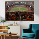 Syracuse University Orange Football Canvas Print, Football