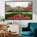 Texas Tech Red Raiders Football Team Print - Lubbock Jones