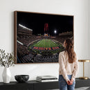 Framed Texas Tech Red Raiders Stadium Canvas, Texas Tech Red