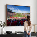 Ball State Cardinals Football Team Print - Muncie Scheumann