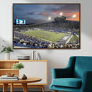 Memphis Tigers Football Team Print - Memphis Simmons Bank