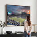 Memphis Tigers Football Team Print - Memphis Simmons Bank