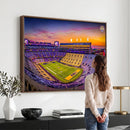 The Louisiana State University Tigers Football Team Print -