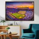 The Louisiana State University Tigers Football Team Print - by MyGreatCanvas | Canvas Wall Art Prints | Photo Prints & Wall Decor