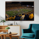 West Virginia Uni Mountaineers Football Team Print - Milan