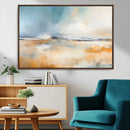 Abstract Landscape Wall Art Canvas Print - Warm Tones of