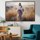 Jesus the Good Shepherd Wall Art Canvas Print - Lost Lamb
