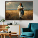 Jesus Shepherd Wall Art | Ready to Hang Triptych Canvas of