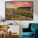 University of Wyoming Cowboys Football Team Print - Laramie by MyGreatCanvas | Canvas Wall Art Prints | Photo Prints & Wall Decor