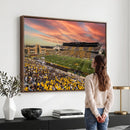 University of Wyoming Cowboys Football Team Print - Laramie