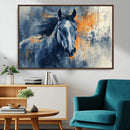 Abstract Blue Horse Wall Art Print Canvas | Horse Wall Art by MyGreatCanvas | Canvas Wall Art Prints | Photo Prints & Wall Decor