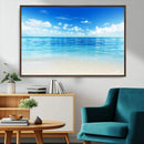 Beach Scene Canvas Wall Art Print – Tranquil Ocean Horizon by MyGreatCanvas | Canvas Wall Art Prints | Photo Prints & Wall Decor