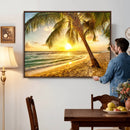 Beach Sunset Canvas Wall Art Print - Tropical Beach Canvas by MyGreatCanvas | Canvas Wall Art Prints | Photo Prints & Wall Decor